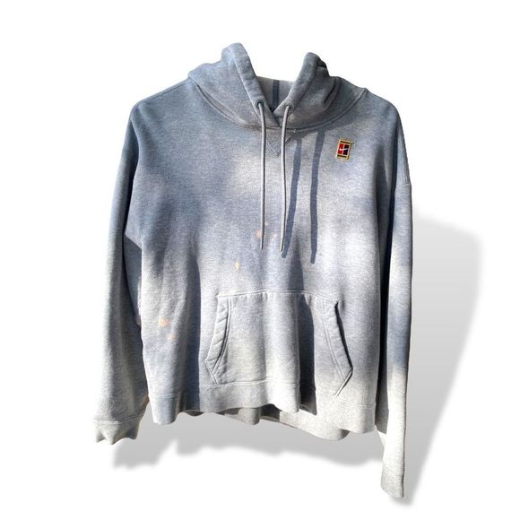 Nike Court Hoodie - Street Bleach Drops - Picture 1 of 5